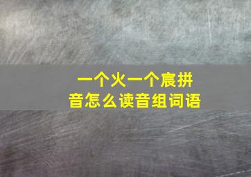 一个火一个宸拼音怎么读音组词语