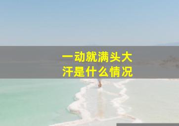 一动就满头大汗是什么情况