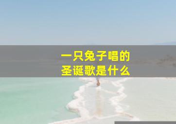 一只兔子唱的圣诞歌是什么