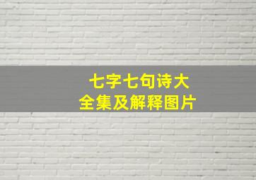 七字七句诗大全集及解释图片