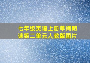 七年级英语上册单词朗读第二单元人教版图片