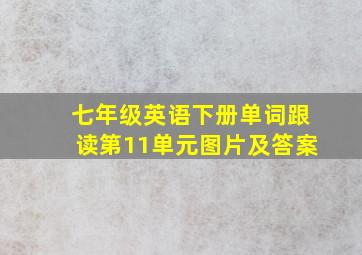 七年级英语下册单词跟读第11单元图片及答案