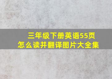 三年级下册英语55页怎么读并翻译图片大全集