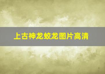 上古神龙蛟龙图片高清