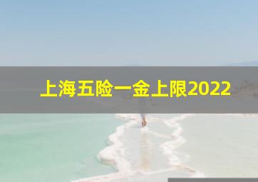 上海五险一金上限2022