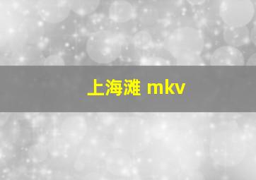 上海滩 mkv