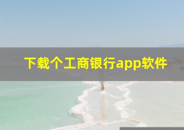 下载个工商银行app软件