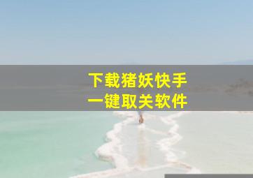 下载猪妖快手一键取关软件