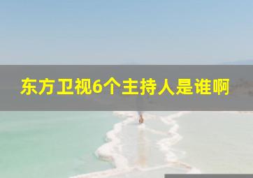 东方卫视6个主持人是谁啊