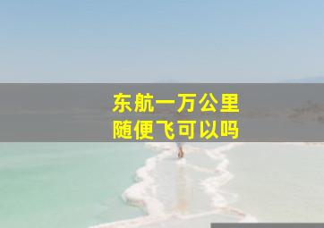 东航一万公里随便飞可以吗