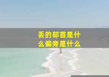 丢的部首是什么偏旁是什么