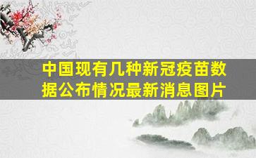 中国现有几种新冠疫苗数据公布情况最新消息图片