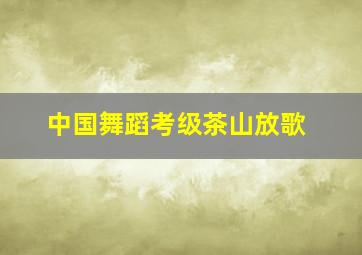 中国舞蹈考级茶山放歌