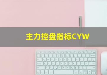 主力控盘指标CYW