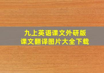 九上英语课文外研版课文翻译图片大全下载