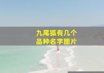 九尾狐有几个品种名字图片