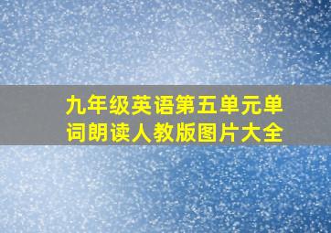 九年级英语第五单元单词朗读人教版图片大全