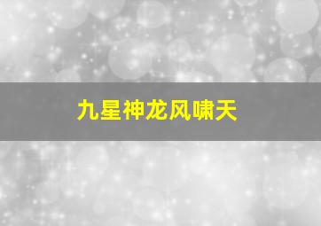 九星神龙风啸天