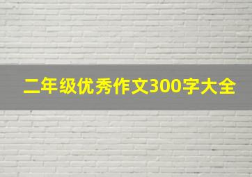 二年级优秀作文300字大全