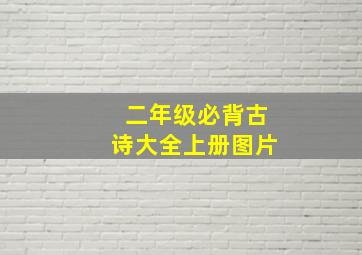 二年级必背古诗大全上册图片