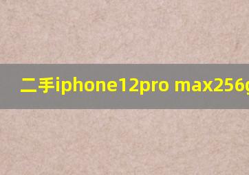 二手iphone12pro max256g多少钱