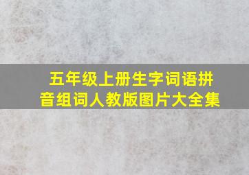 五年级上册生字词语拼音组词人教版图片大全集