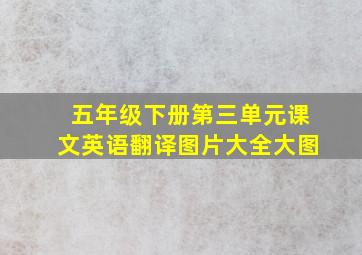 五年级下册第三单元课文英语翻译图片大全大图