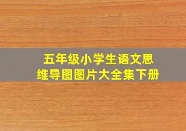 五年级小学生语文思维导图图片大全集下册