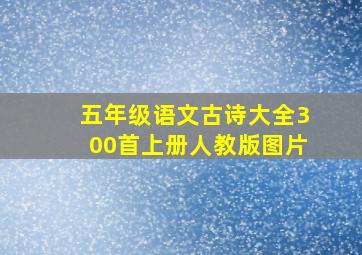 五年级语文古诗大全300首上册人教版图片