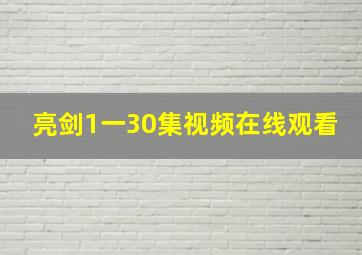 亮剑1一30集视频在线观看