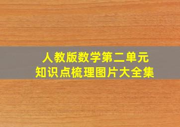 人教版数学第二单元知识点梳理图片大全集