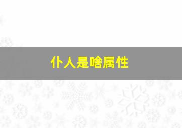 仆人是啥属性