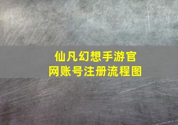 仙凡幻想手游官网账号注册流程图