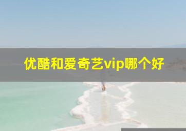 优酷和爱奇艺vip哪个好