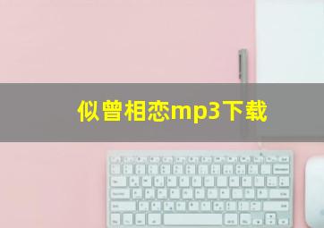 似曾相恋mp3下载