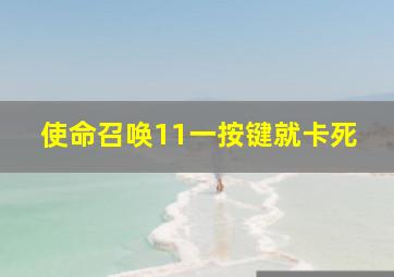 使命召唤11一按键就卡死