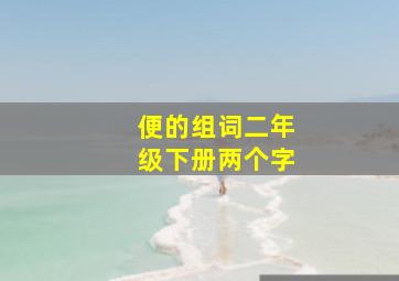 便的组词二年级下册两个字