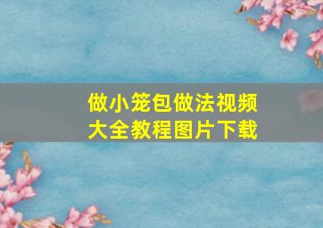 做小笼包做法视频大全教程图片下载