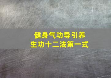 健身气功导引养生功十二法第一式