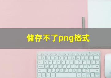 储存不了png格式