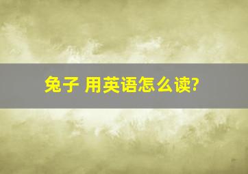 兔子 用英语怎么读?