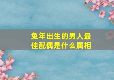 兔年出生的男人最佳配偶是什么属相