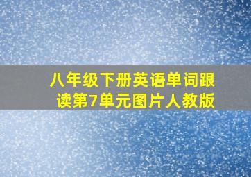 八年级下册英语单词跟读第7单元图片人教版