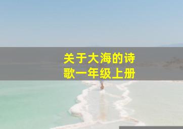 关于大海的诗歌一年级上册