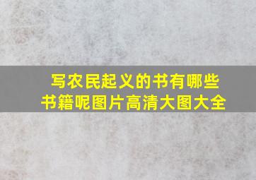 写农民起义的书有哪些书籍呢图片高清大图大全