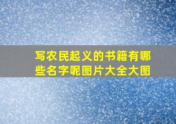 写农民起义的书籍有哪些名字呢图片大全大图