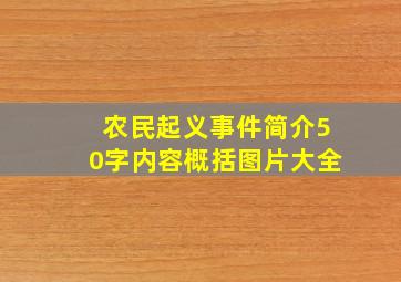 农民起义事件简介50字内容概括图片大全