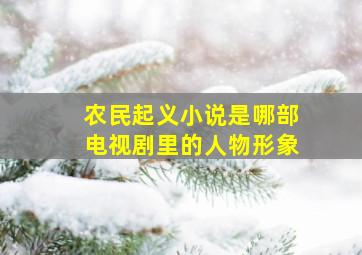 农民起义小说是哪部电视剧里的人物形象