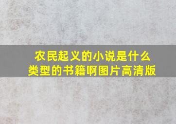 农民起义的小说是什么类型的书籍啊图片高清版