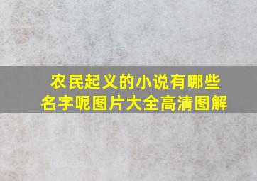 农民起义的小说有哪些名字呢图片大全高清图解